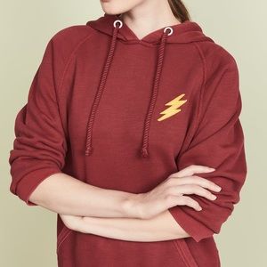 Rag & Bone Red Racer Hoodie